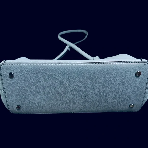 Kate Spade Jackson medium triple compartment satchel in powder blue - Picture 6 of 8